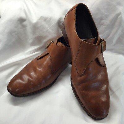 Men's Cole Haahn Leather Dress Shoes with Buckle size 11M