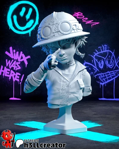 Isha Bust – Arcane - League Of Legends - 3D Printed Resin Miniature – Unpainted