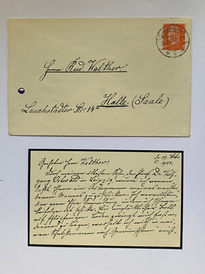 Helene Ostwald ( Gattin Wilhelm Ostwald ) - original Autograph - 13 x 8 cm