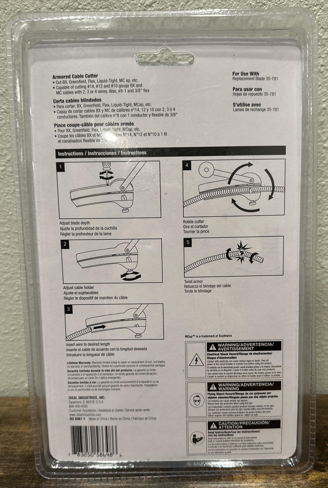 Ideal 35782 MC cable strippers rotosplits Rotary Cable Cutter New eBay
