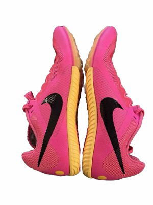 Nike Zoom Rival Multi Track And Field Spikes Hyper Pink Orange