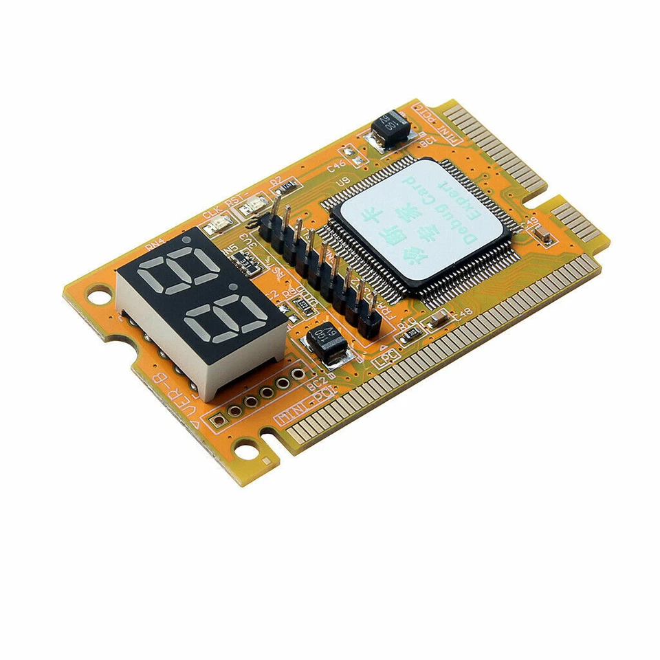 3in1 PC Laptop Analyzer Mini PCI Mini PCI-E LPC Tester Diagnostic Post Test Card - Image 4 of 4