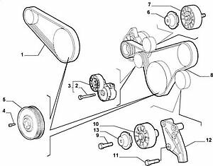 73503446 ORIGINAL FIAT DOT STRAP TENSOR HOLDER, STYLUS, DOUBLE.POSITION 12 - Picture 1 of 2