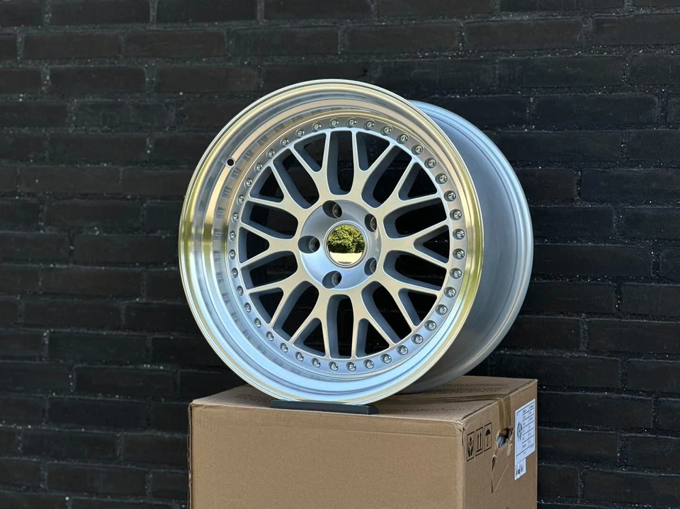 4X jantes alliage 19" style LM à plat profond 9.5J + 11J pour BMW E34 E38 E39... - Photo 2/4