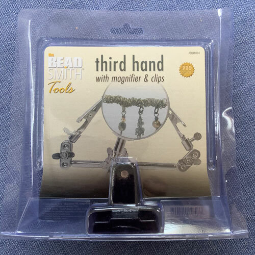 Beadsmith Third Hand tool jewellery making magnifier with clips eBay