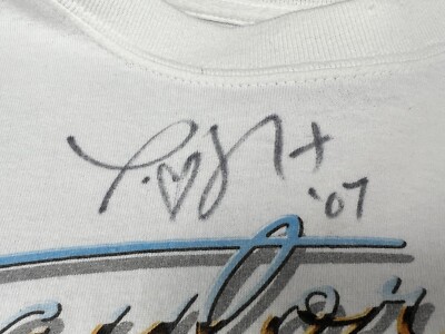 2007 Taylor Swift Signed Autograph Debut Vintage Tim McGraw T
