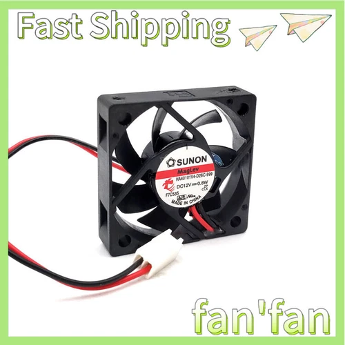 1PCS SUNON HA40101V4-D26C-999 Cooling Fan 12V 0.8W 0.06A 40*40*10MM 4CM 2Pin