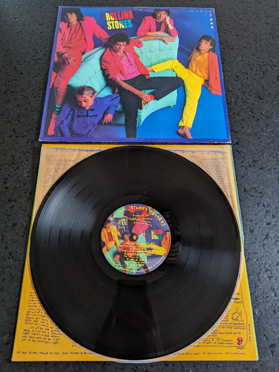 ROLLING STONES Dirty Work Original 1986 US Pressing NM | eBay
