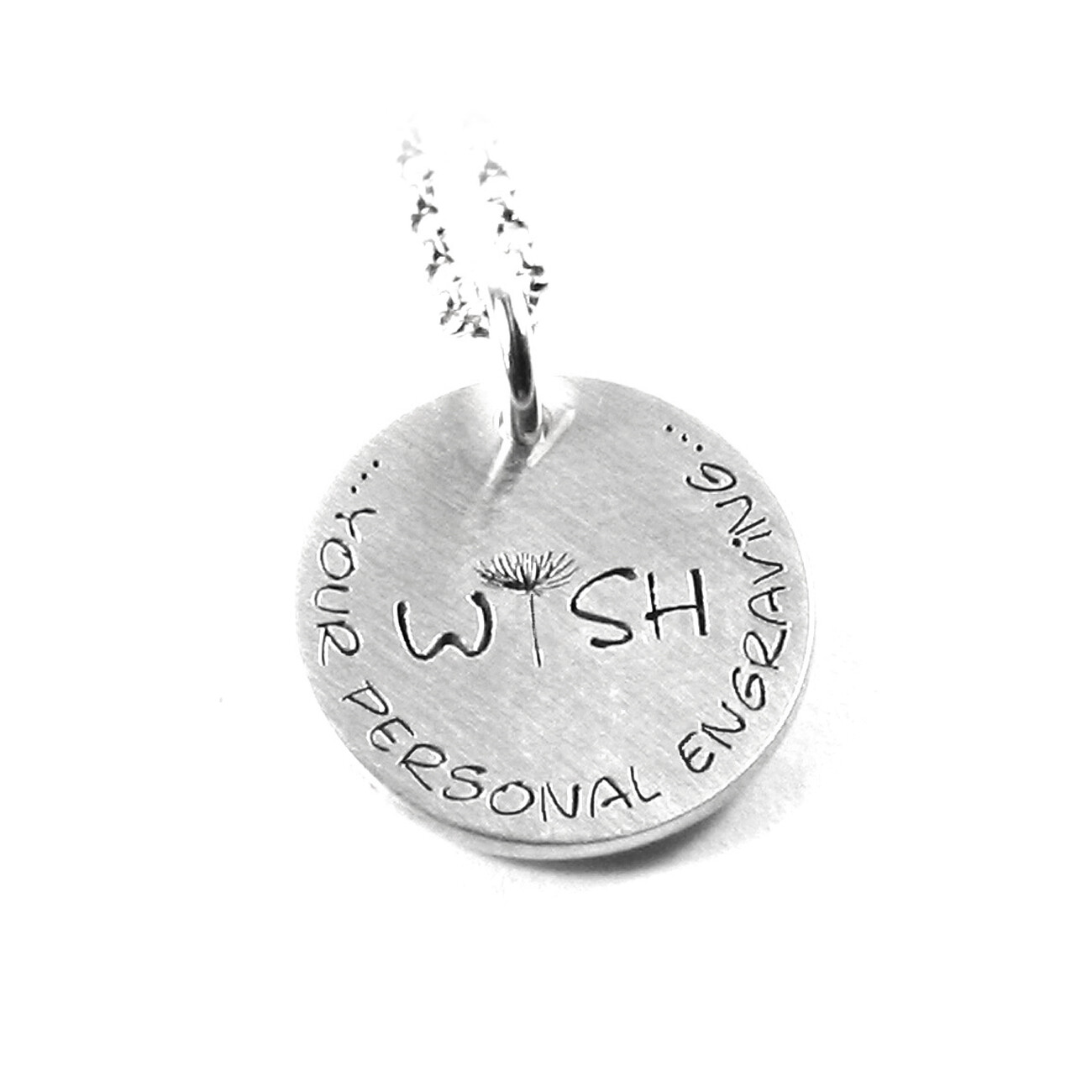 Anhänger mit Gravur Pusteblume Vergänglich Symbol Neubeginn Wünsche 925 PS312KE2