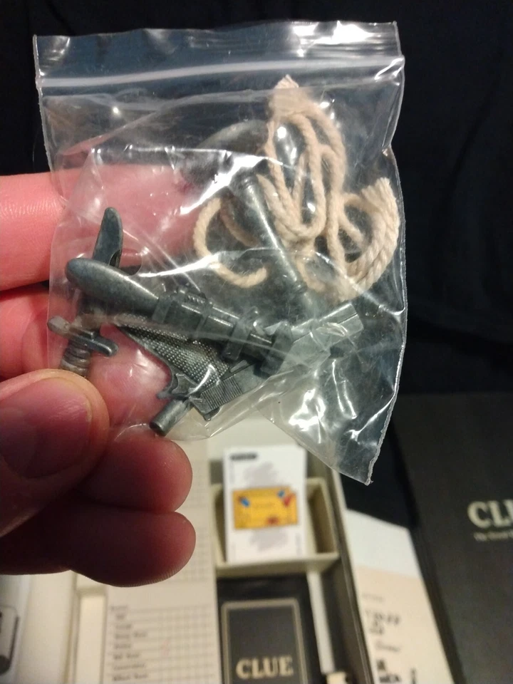 CLUE Vintage Book Edition Fabric cover Board Game 2015 Complete Playable  - Image 4 of 4