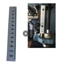 Milling Machine 0-120mm Depth Feed Rod Scale Ruler Aluminum B159 CNC 