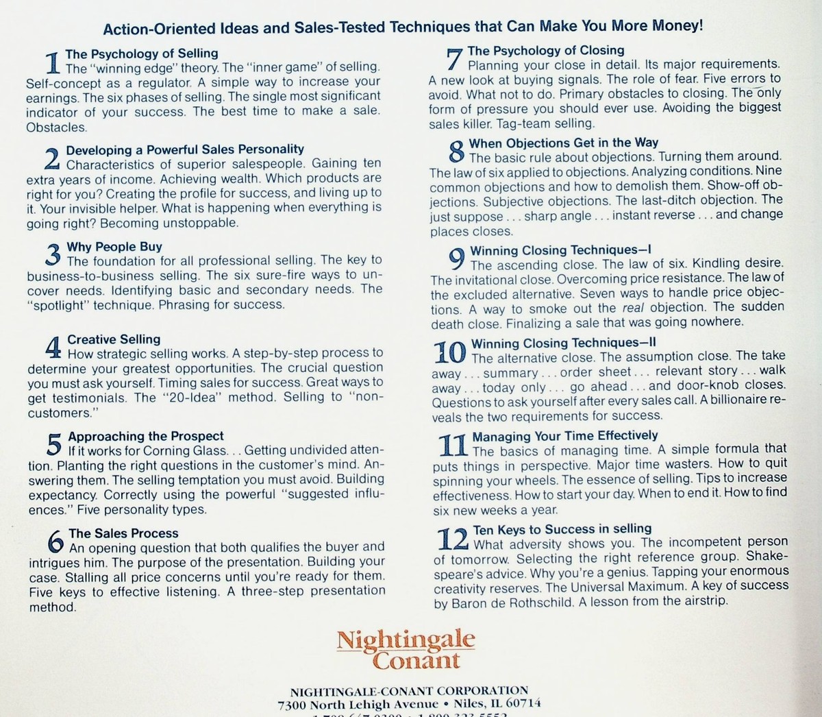 1985 Brian Tracy Psychology Of Selling Sales Training 6