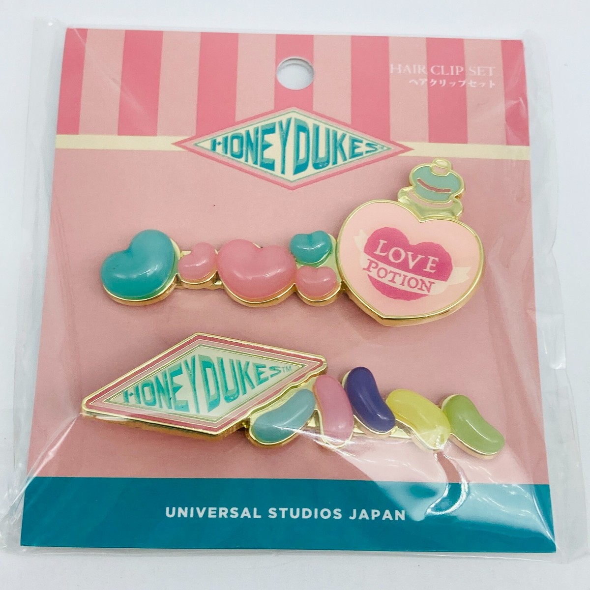 Harry Potter HONEYDUKES Metal Hair Clip Set UNIVERSAL STUDIOS