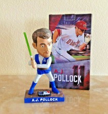 CUSTOM DESIGNED ~ AJ Pollock Star Wars Jedi Los Angeles Dodgers Bobblehead SGA