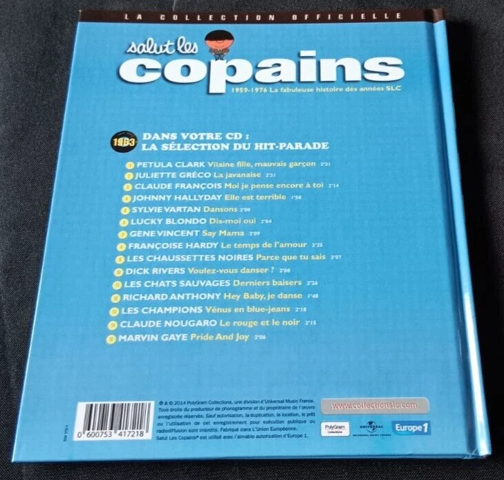 ♫ Salut les copain-Cd (neuf)+ livret illustré - Pétula Clark . . . 1963 ♫ - Photo 2/2