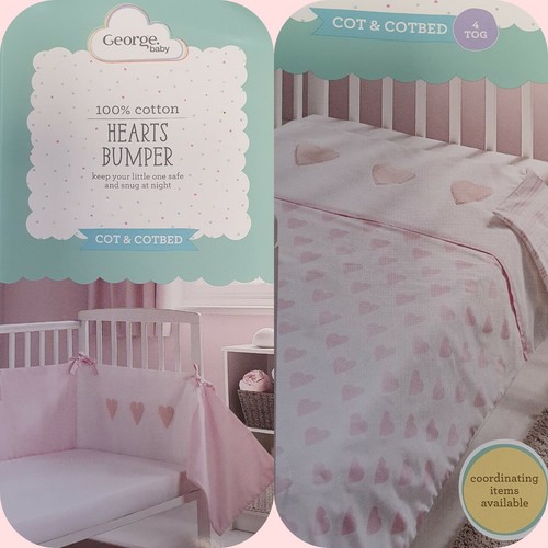 Ropa de cama parachoques para bebés niña rosa tog 100 algodón transpirable | eBay