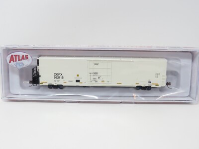 Atlas N 50006570 Cedar Grove Logistics 64' Trinity Reefer Boxcar Freight Car