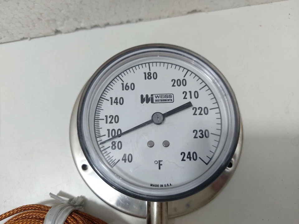 Weiss 0-240 °F Temperature Gauge - Image 2 of 4