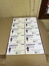 KIMTECH 55084 Purple Nitrile Exam Gloves Powder-Free 90 Gloves Each (10 PACK)