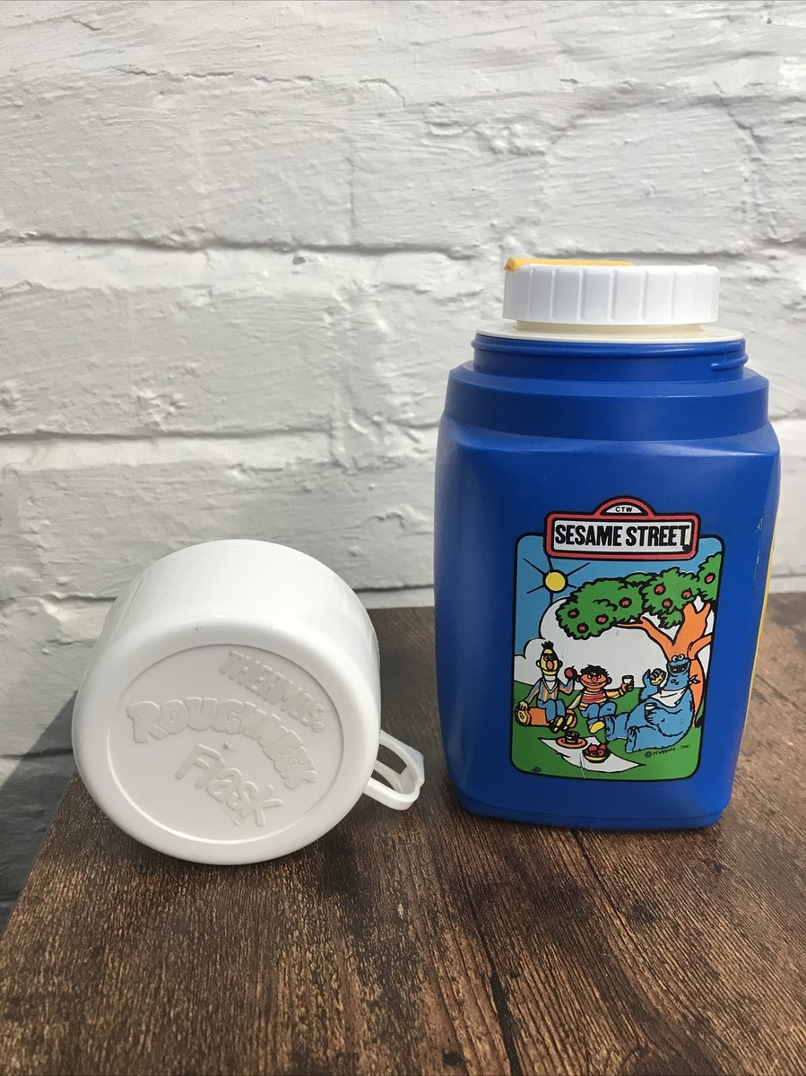 Vintage 1980's Sesame Street Thermos Roughneck Flask Rare UK