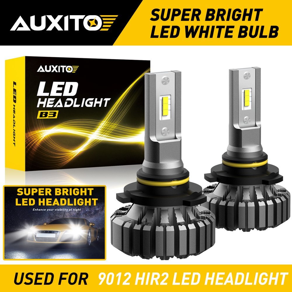 AUXITO 9012 HIR2 LED Headlight B3 Compatible with Ford Edge Taurus Police Interceptor