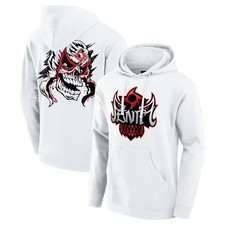 New Mens Penta Mask White Pullover Hoodie Unisex S-5XL