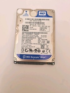 500GB WD Blue 2,5" SATA Laptop Festplatte HDD