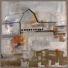 30" x 30" Old Barn by Alexys Henry Framed Canvas Wall Art