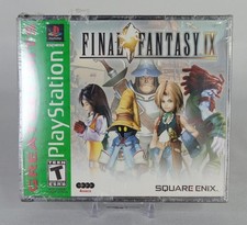 Final Fantasy IX Greatest Hits Sony PlayStation 1 2001 Sealed PS1 CIB Video Game