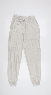 Beigefarbene Damen-Jogginghose Größe 8 von Topshop normale Passform