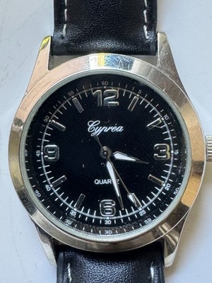 Cyprea Quartz Herrenuhr  - Batterie neu - Werk läuft