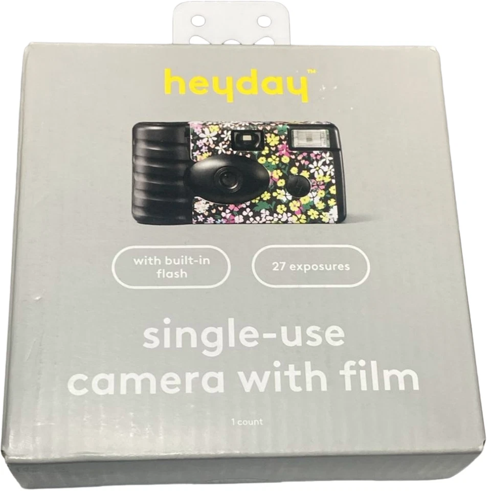 Heyday Disposable Camera 35mm Flower Single Use With Flash Color Film Open - Image 4 of 4