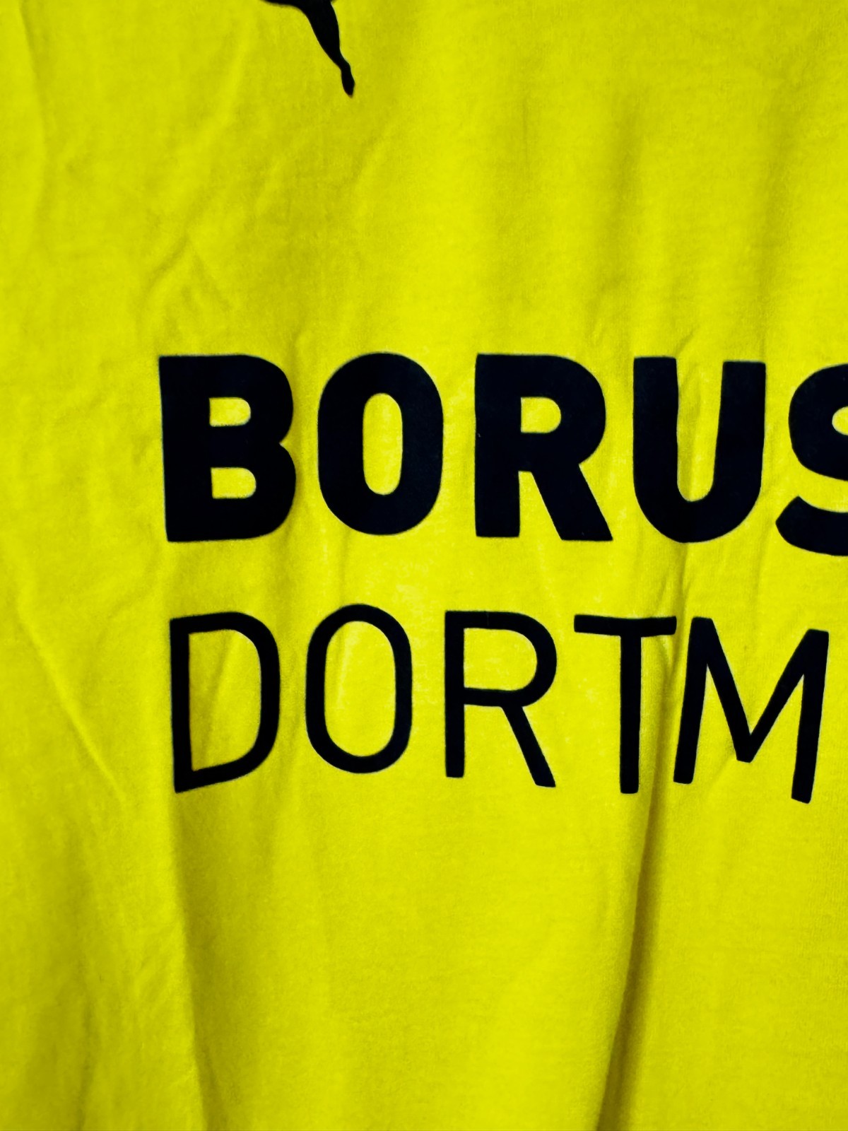 Puma Borussia Dortmund "BVB" Fan Graphic T-Shirt - Yellow image 8