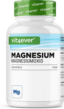 Vit4Ever Magnesium - 365 Kapseln - 667Mg, Davon 400Mg Reines Magnesium …