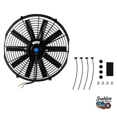 Srehloe 14'' inch Slim Fan Push Pull Electric Radiator Cooling Fan 12v Universal