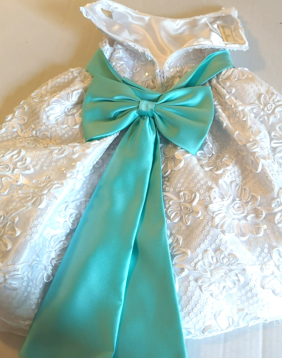 open lace back dress Blue Princess Cinderella Costume Dress for Girls Dress Up. Queen of  Kingdom. – Sara Dresses