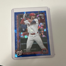 2025 Topps Chrome Sapphire - Dylan Crews Rookie #146