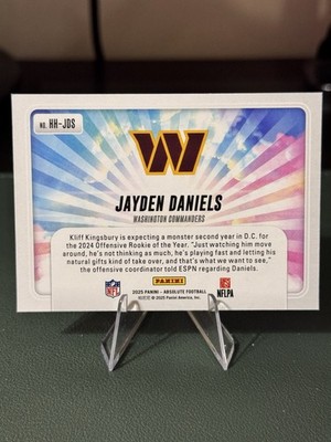 2025 Panini Absolute Jayden Daniels Hog Heaven Washington #HH-JDS