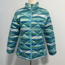 The North Face Girls Puffy Down 550 Fill Jacket Size XL 18 Blue