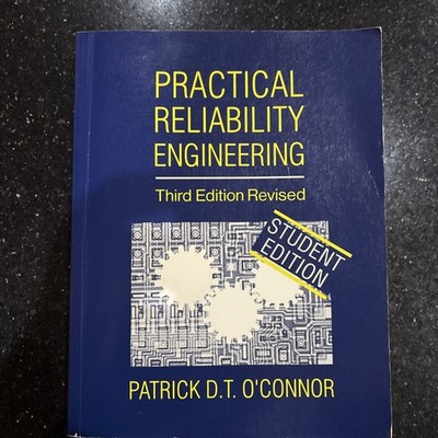 Practical Reliability Engineering student edition Patrick D.T. O Connor book