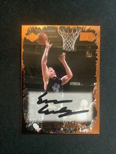 Evan Eschmeyer Northwestern Basketball Autograph Collectors Edge Rookie Card NBA. rookie card picture
