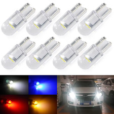 10/20/100Pcs Wholesale T10 T5 W3W W5W 194 Wedge Clearance Lights COB Bulb Car Da