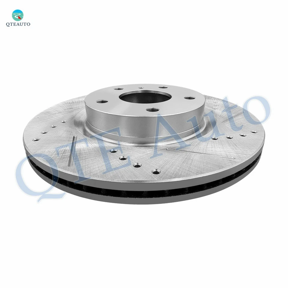 Set 4 Front 295.5-Rear 292mm Drilled Brake Disc Rotors To 2003-2005 Infiniti G35 - Image 3 of 4