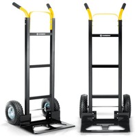 Sackkarre 250 Kg Transportkarre Mit Luftreifen Kistenkarre Stahl Stapelkarre