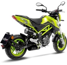 BENELLI TNT TORNADO NAKED T125 / T135 Leovince LV10 schwarz Auspuff 2017 - 2023
