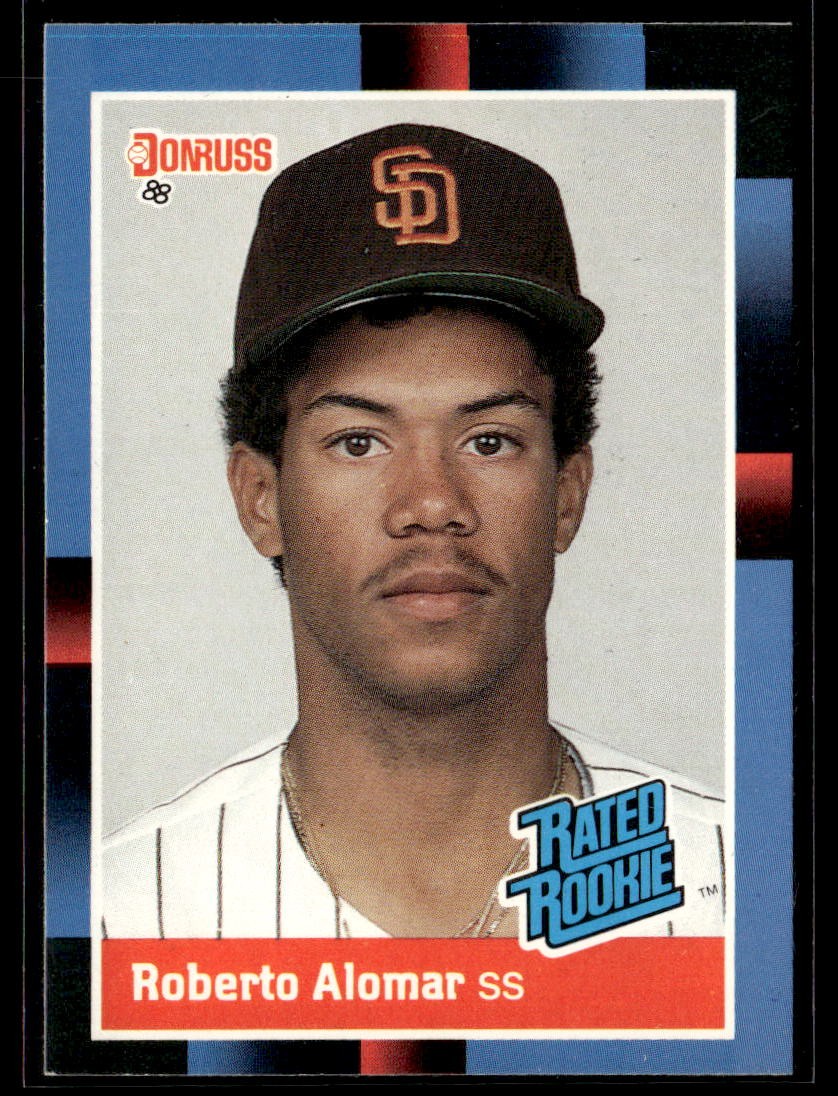 1988 Donruss #34 Roberto Alomar HOF Rookie Card RC