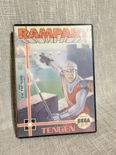 Rampart Sega Genesis 1992 Complete CIB UNTESTED Tengen