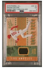 SHOHEI OHTANI 2019 Panini Leather & Lumber #SFSO Sweet Feet Silver /25 PSA POP 1
