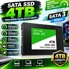 4TB SSD Sata Hard Drive Disk Sata3 High Speed Hard Disk Internal Solid State Dri