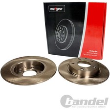 2X MAXGEAR BREMSSCHEBEIBEN 265mm VOLL HINTEN PASSEND FÜR MAZDA 3 CX-3